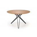 Стол обеденный HALMAR PIXEL 2 дуб золотой/черный 120